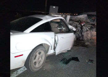 ¡Carreterazo deja 1 MUERTO y 4 HERIDOS en la Reynosa-San Fernando!
