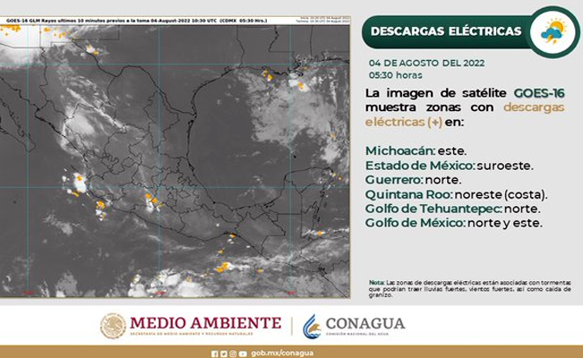 ¡Checa el clima!: habrá lluvias y calor en gran parte de México