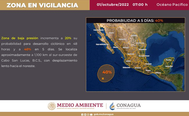 ¡Alerta!: “Orlene” podría convertirse en huracán durante su paso por México