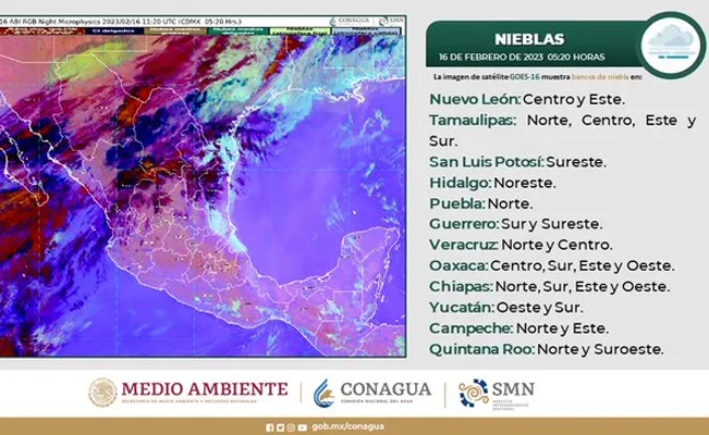 Frente frío 33: habrá caída de nieve y lluvias en varios estados